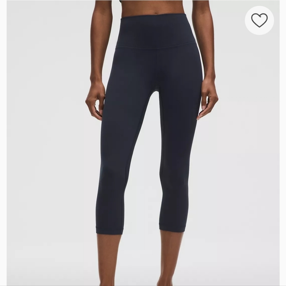 Lululemon HR Align Crop True Navy 21"